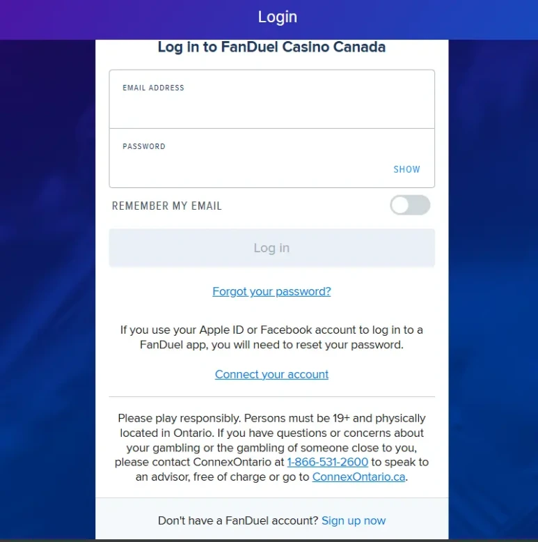 FanDuel Login
