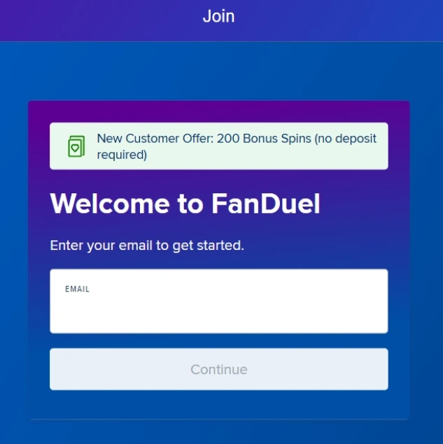 Fanduel Registration