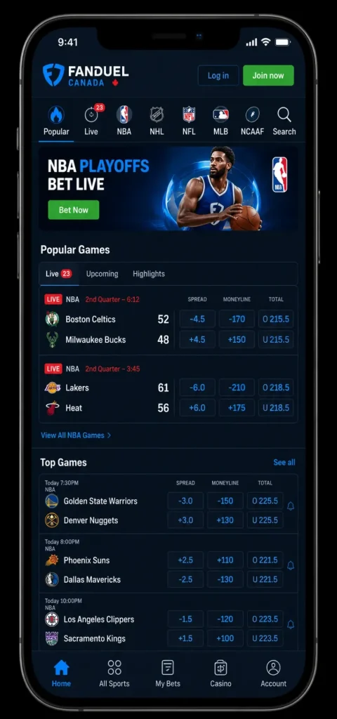 FanDuel NBA and NFL